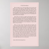 To My Fellow Sisters Poster (Voorkant)