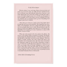 To My Fellow Sisters