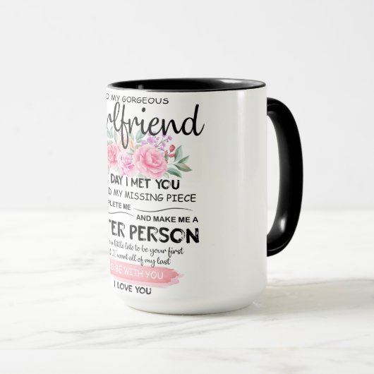 To My GIRLFRIEND Mug Best Gift For Girlfriend Mok (Voorkant rechts)