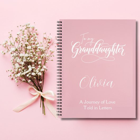 to My Granddaughter Personalized Notitieboek
