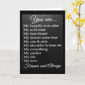 "TO MY HAPPILY EVER AFTER" EN SPECIAAL IEMAND KAART (Gele Bloem)