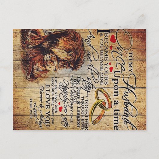 To My Husband Design, New Home Gift Briefkaart (Voorkant)