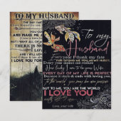 To My Husband Design, New Home Gift Kaart (Voorkant / Achterkant)