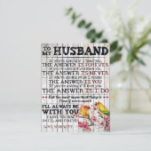 To My Husband Design, New Home Gift Kaart (Staand voorkant)
