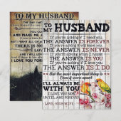 To My Husband Design, New Home Gift Kaart (Voorkant / Achterkant)