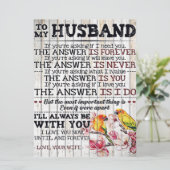 To My Husband Design, New Home Gift Menu (Staand voorkant)
