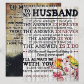 To My Husband Design, New Home Gift Menu (Voorkant / Achterkant)