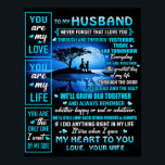 To My Husband Gift, Cute Husband Birthday Gift Poster<br><div class="desc">To My Husband Gift,  Cute Husband Birthday Gift</div>