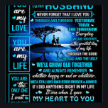 To My Husband Gift, Cute Husband Birthday Gift Poster<br><div class="desc">To My Husband Gift, Cute Husband Birthday Gift</div>