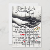 To My Husband Gift, Holiday Gift Feestdagenkaart (Voorkant)