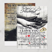 To My Husband Gift, Holiday Gift Feestdagenkaart (Voorkant / Achterkant)