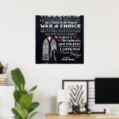 To My Husband Gift, Indoor Decor Poster (Thuiskantoor)