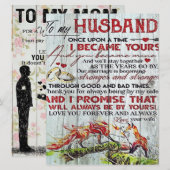 To My Husband Gift | Letter For Him | Menu (Voorkant / Achterkant)