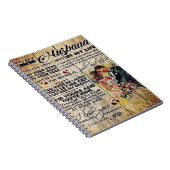 To my husband gift | Special letter to husband Notitieboek (Rechterzijde)