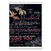 To My Husband Letter | Best Father's Day Present | Kaart (Voorkant)