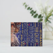 To My Husband Letter | Cute Gift for Husband Briefkaart (Staand voorkant)