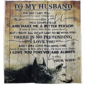 To My Husband | Love Quotes To Father | Douchegordijn (Voorkant)