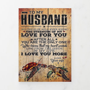 To My Husband Love Quotes To Husband Drieluik Aankondiging