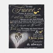 To My Husband | Love Quotes To Husband| Fleece Deken (Voorkant)