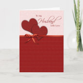 To my husband on Valentine's Day Feestdagen Kaart (Voorkant)