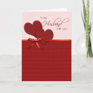 To my husband on Valentine's Day Feestdagen Kaart