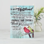 To my Husband | Personalized perfect gift Feestdagenkaart (Staand voorkant)