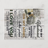 To my Husband |To My Husband Love Quotes To Him Aankondigingskaart (Voorkant)