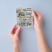 To my Husband |To My Husband Love Quotes To Him Flyer (Hand)