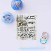 To my Husband |To My Husband Love Quotes To Him Flyer (Enkel)