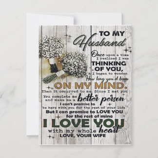 To my Husband |To My Husband | Love Quotes To Him Kaart