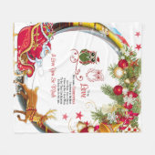 To my Love Nog één kerst samen Fleece Deken (Voorkant (Horizontaal))