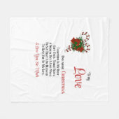 To my Love Nog één kerst samen Fleece Deken (Voorkant (Horizontaal))