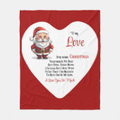 To my Love Nog één kerst samen Fleece Deken (Voorkant)