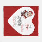 To my Love Nog één kerst samen Fleece Deken (Voorkant (Horizontaal))