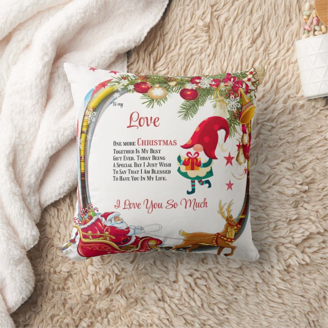 To my Love Nog één kerst samen Kussen (Deken)