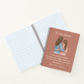 To My Sister – Custom Photo Notebook Gift Notitieboek (Binnen)