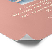 To My Sister – Personalized Photo Message Poster (Hoek)