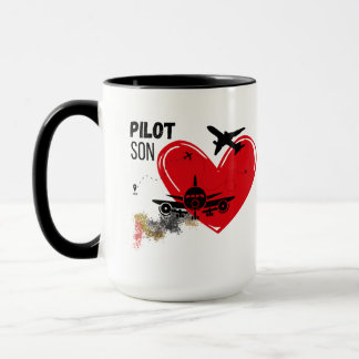 "To My Son - Fly High, Dream Big Pilot Mok" Mok