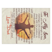 To my son | Lovely Letter To Him | Tafelkleed (Voorkant (Horizontaal))