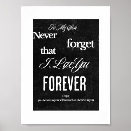 To My Son Poster
