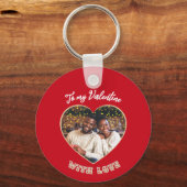 To My Valentine Personalized Picture & Message Sleutelhanger (Voorkant)