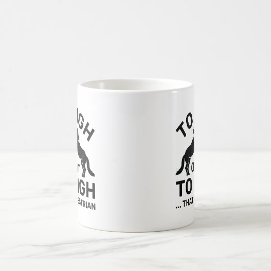 To Neigh Or Not To Neigh That Is Equestrian Koffiemok (Center)