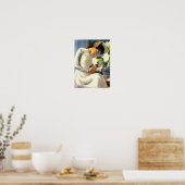 Tô Ngæc Vân - Girl met Lily Flower Poster (Keuken)