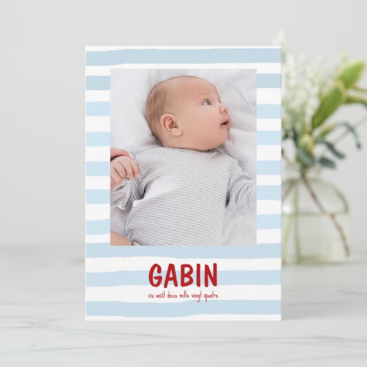 To-Part Gabin Kaart (Staand voorkant)