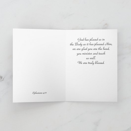 TO Pastor Bedankkaart (Binnen)