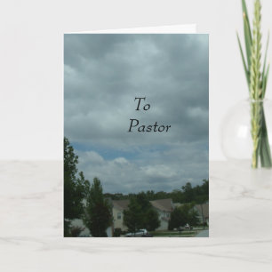 TO Pastor Bedankkaart