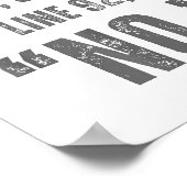 To Quote Hamlet No - Funny Sarcastic Quote  Poster (Hoek)