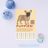 To sell Frenchies Puppy Flyer (Enkel)