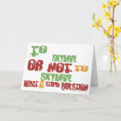 To Skydive Kaart (Gele Bloem)