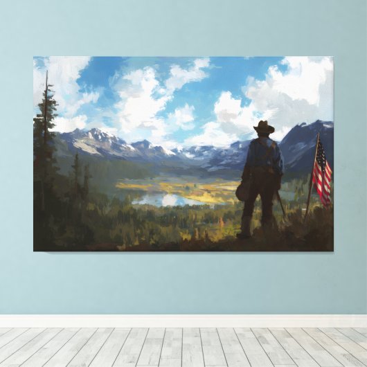 To Stand and Behold  Canvas Afdruk (Insitu (Houten vloer))